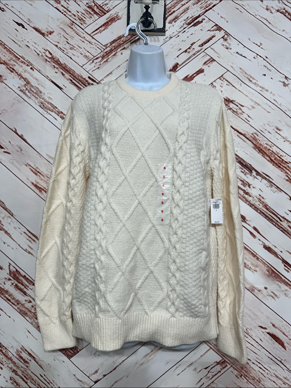 NWT Old Navy Cream Cable Knit Turtleneck Sweater